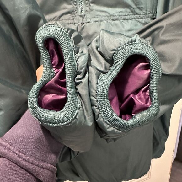 Vintage 90s Eddie Bauer EBTEK Half Zip Pullover Anorak Puffer Tech Jacket Large - Picture 6 of 13